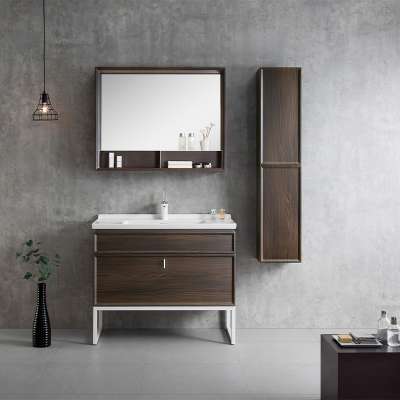 led lighted  bathroom+vanities cabinet wall mount wash basin under sink bathroom cabinet with mirror