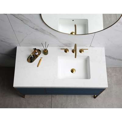 Wholesale Modern Furniture Sink Mirror Vanity Mdf Wood Luxury Bathroom Cabinet