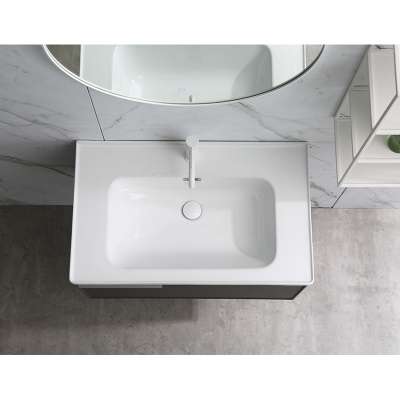 Elegant Design Water-resistant Commercial Bathroom Vanities