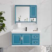 GN8613-100 Hot Sale Classic Space Aluminum Waterproof Antique Bathroom Cabinet