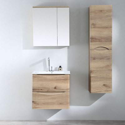 American commercial pvc luxury wall hung bathroom vanity contemporary single sink bathroom mirror vanity cabinet