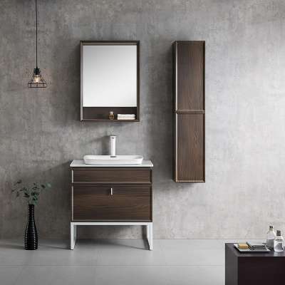 Modern egypt water resistant commerical bathroom mirror cabinet washbasin bathroom cabinet in philippines