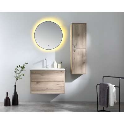 New Design Modern Style Acrylic Basin Board PVC Bathroom Vanity Cabinet