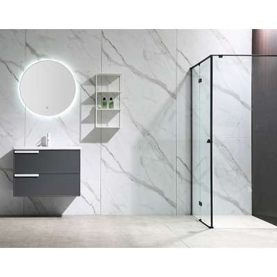 Modern Solid Wood White/grey Bathroom Cabinet Vanity